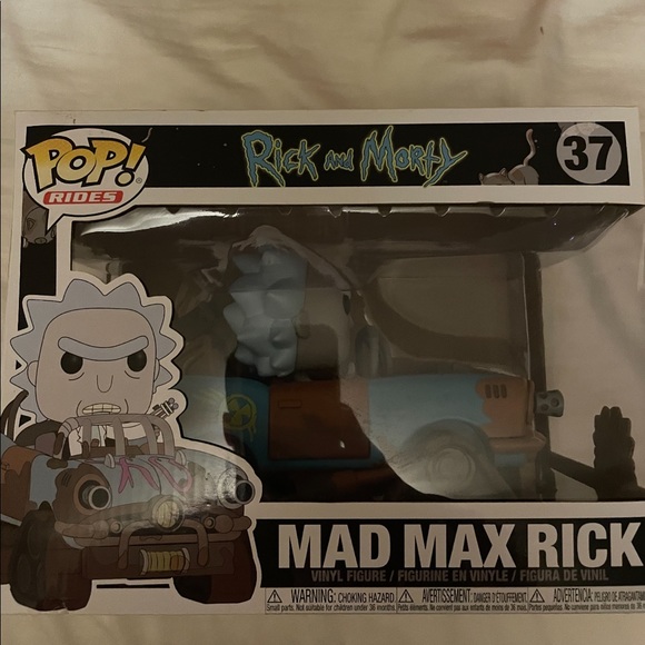 FUNKO Pop! Rides RICK AND MORTY Mad Max Rick Figure #37 . Brand new